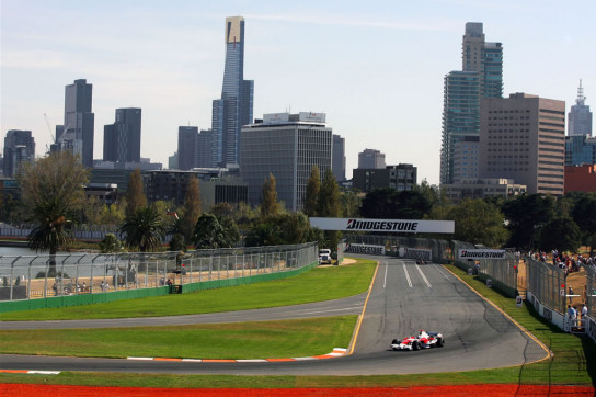 Images of the Albert Park circuit in Melbourne, Australia.  Pictures courtesy Toyota F1.