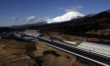 The main straight at Fuji Speedway