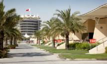 The paddock area at Bahrain International Circuit