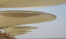 Grandstand canopies at Shanghai International Circuit