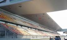 The start/finish straight at Shanghai International Circuit