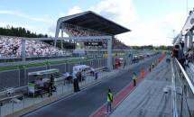 View from the pit lane at Moscow Raceway during its inaugural event