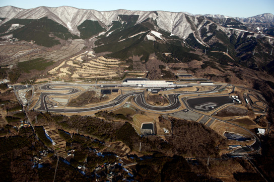 An aerial view of Fuji Speedway