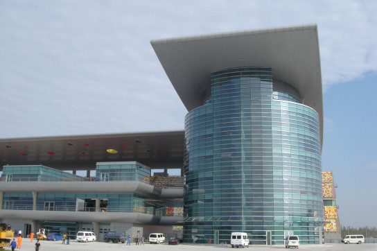 Buildings at Shanghai International Circuit.