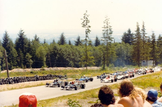 A Formula Atlantic start at Westwood in the 1970s.