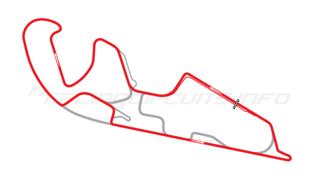 Map of Motorland Aragón, Grand Prix Circuit 2009 to date