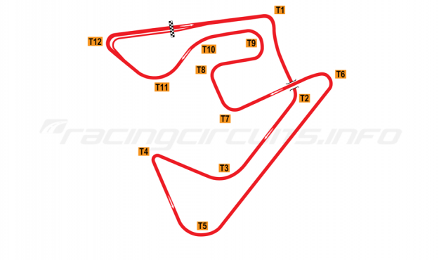 Map of Parcmotor Castellolí, Full circuit 2009 to date