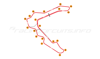 Map of Pittsburgh International Race Complex