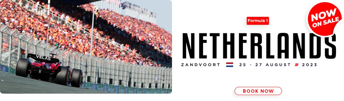 Buy tickets for the 2023 Netherlands F1 Grand Prix