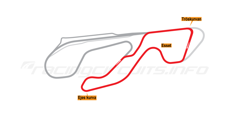 Map of Gelleråsen Arena, Short Circuit 2006-2013